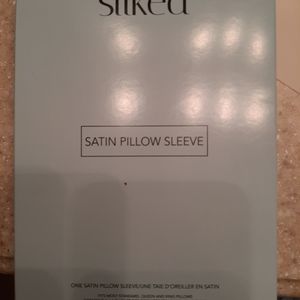 Satin pillow sleeve